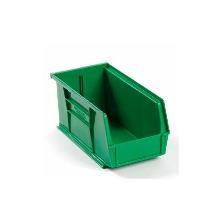 Quantum Storage Systems GEC™ Plastic Stack & Hang Bin, 5-1/2"W x 10-7/8"D x 5"H, Green QUS230GN**
